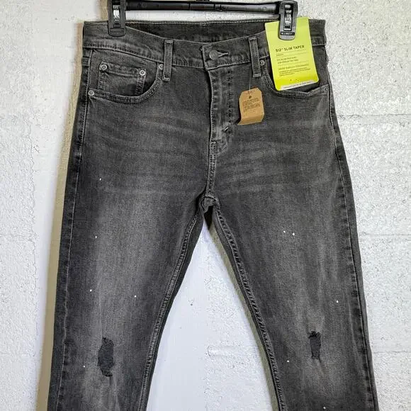 Levi's Men's 512™ Slim Taper Destressed Eco Performance Jeans 30x30 $70 - Picture 4 of 8